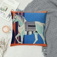 thumbnail image 2 of ARISTURING  Horse Throw Pillow Covers Modern Fashion American Style Fabric Cushion Cover for Couch Sofa Bed, 2 of 5