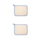 thumbnail image 2 of Wosthever Depurador corporal Limpiador conveniente Accesorio de baño Paño de espuma cómodo y seguro Toallas de ducha Toallita para baño Azul Azul 2piezas, 2 of 6