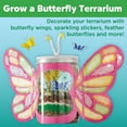thumbnail image 3 of Creativity for Kids Sparkle N' Grow Butterfly Terrarium - Child Gardening Craft Kit, 3 of 8