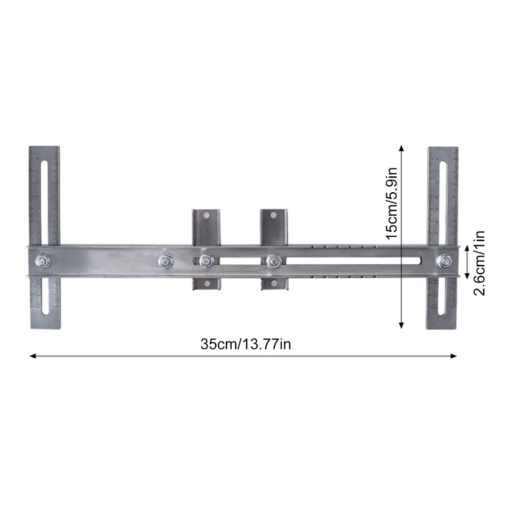 ZPAQI 350mm Keyboard Slide Bearing TrayTrack Guide Rail Drawer Runners Shelf