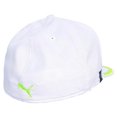 thumbnail image 3 of Puma Performance Monoline 210 Cap (White/Lime Green, S/M) Cobra Hat NEW, 3 of 3