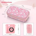 thumbnail image 5 of Fintie Kids Camera Case Compatible with ESOXOFFORE, MINIBEAR, Dylanto, WEEFUN and More Instant Camera for Kids Digital Video Cameras, Hard Carrying Bag with Inner Pocket, Pink Horse, 5 of 7