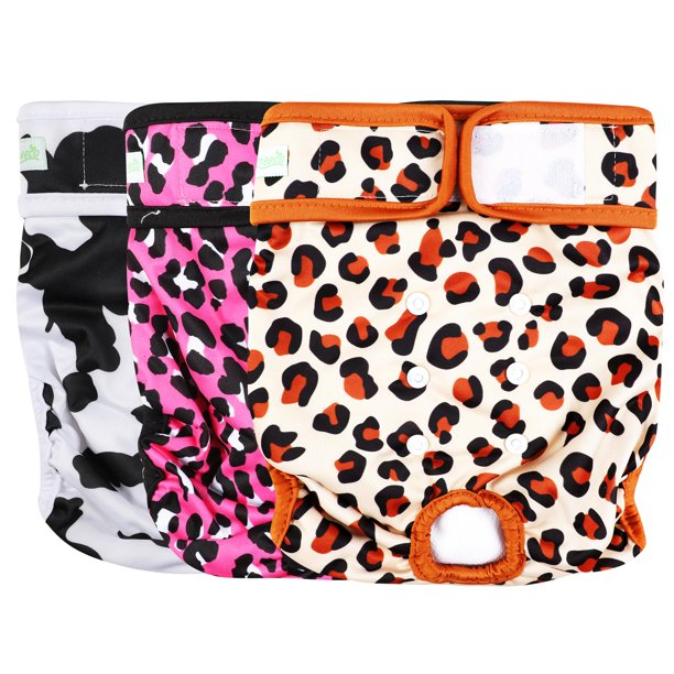 Pañales para perros wegreeco, lavables, reutilizables, para mujer, tamaño mediano