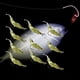 thumbnail image 1 of 10 unidades de señuelos de pesca de camarón blandos, 4 cm, PVC transparente, cebo para lubina de agua salada, ligeros, 1 of 5