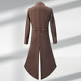 thumbnail image 5 of Men's Steampunk Jacket Vintage Tailcoat Gothic Jackets Renaissance Victorian Frock Coat Halloween Costume Cosplay, 5 of 6