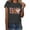 Z-Dark Gray, variant on HCURIBAD Clearance! T Shirts for Women, Graphic Tees Women's Fashion Casual Halloween Pumpkin Print Round Neck Short Sleeve Top T Shirt, Funny T-shirts, Womens Casual Tops Black L