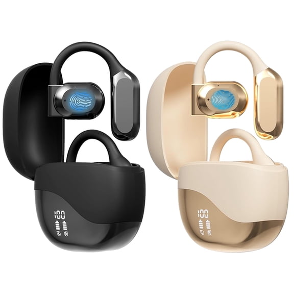Language Translation Earbuds - Translation Earbuds Real Time, 144 Languages Online Translation, Two-Way Translator Device with APP for iOS for Android, Simultaneous Translation Bluetooth(Black&Khaki)