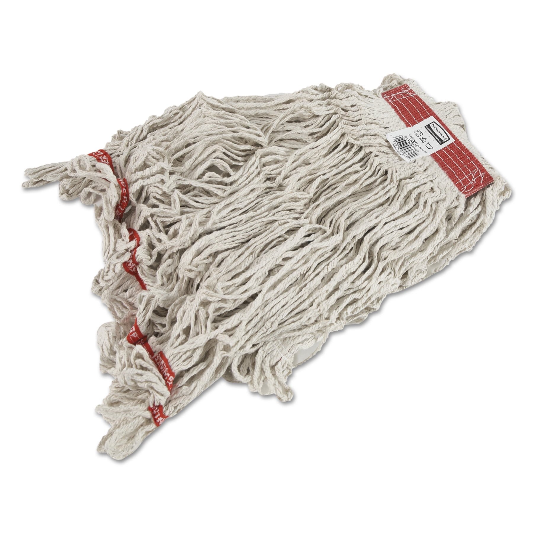 Rubbermaid Commercial Swinger Loop Wet Mop Heads, Cotton/Synthetic