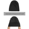 thumbnail image 5 of DLAPL Slouchy Beanie Hat for Men and Women Lightweight Soft Skull Cap Chemo Headwear (Solid Black), 5 of 5