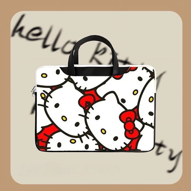Sanrio Hello Kitty Laptop Bag Kawaii Cartoon Waterproof Shockproof Soft Cover Case for 15.6 16 inch Notebook Computer Case-10款||13寸