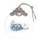 thumbnail image 4 of Uuiauoio Glass Easter Ornament 2D Flat Pendant with Bunny Egg Designs for Tree Gift Basket Filler Holiday Party Decorations Keepsake, 4 of 5
