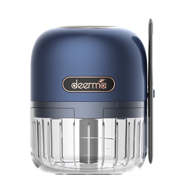 Deerma Deerma JS200 Mini Cordless Food Processor - Portable USB Rechargeable Blender for Fruits, Vegetables, and Spices, Compact Design with Stainless Steel Blade, 150ML Capacity, Easy to Clean and