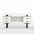 thumbnail image 4 of Glenwillow Home 60'' Mariposa Desk with 3 Storage Drawers, 4 of 10