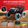 thumbnail image 3 of Track Seven 24V Ride on Car, 2WD Electric Off-Road UTV Truck w/ 400W Motors, Remote Control, Large Seat, Bluetooth, Lights, Power Display, Portable Handle, Electric Car for Boys Girls Aged 3+, Black, 3 of 7