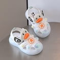 thumbnail image 5 of HUANBAI Light On LED Baby Shoes Children Shoes Boy Sandals Soft Soled Kids Beach Shoes Sandale Casual Cartoon Duck Shoes 5.5, 5 of 6