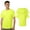 Neon Safety Yellow 2 Pcs, variant on High Visibility Short Sleeve Workwear Tee, 100% Polyester Hi Vis Reflective Performance T-Shirts for Men (Neon Safety Orange 6 Pack, 2XL)