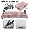 thumbnail image 6 of Yuyamidu Camo Hunting Golf Cart Seat Covers Pink Wood Golf Cart Seat Towel Blanket Flannel Club Car Seat Covers for Women, 6 of 8