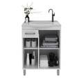 thumbnail image 3 of Mueble para Baño Con Lavamanos 2 Puertas 1 Cajón PDC-38 Blanco, 3 of 8