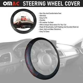 Universal Leather Car Steering Wheel Stitch On Wrap Cover DIY Sewing  Breathable and Anti Slip - AliExpress