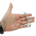 thumbnail image 4 of Unique Bargains 1 Pc Stylish Starfish Mermaid Handbag Charm Bag Accessories 4.45″ Light Blue, 4 of 5
