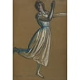 thumbnail image 2 of Arthur Bowen Davies 18x24 Gold Ornate Framed and Double Matted Museum Art Print Titled - Woman&nbsp;Dancing (1990), 2 of 4