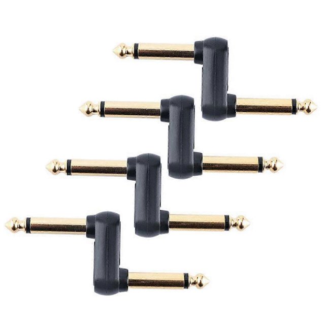 4 piezas de conectores para pedales de guitarra, adaptadores para pedales de efectos de guitarra, conectores para instrumentos, acopladores para pedales de efectos de guitarra