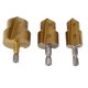 thumbnail image 2 of Broca De Elevación PPR, 3 Piezas De Brocas Para Abrir Orificios Para Tuberías De Resistencia Al Desgaste 15-19 Mm 18-24 Mm 24-31 Mm Para Perforación De Productos De Plástico, 2 of 7