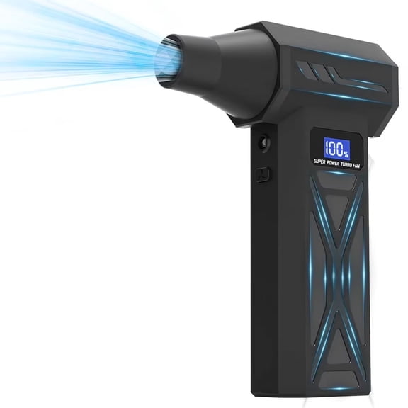Mini P70 Air Blower 110000Rpm 4 Gear Adjustable Air Blower Jet With Led Light Battery Display Cordless Compressed Air Duster
