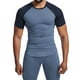 thumbnail image 1 of pstuiky camisetas para hombre, Camisas cortas de tela elástica con cuello redondo y secado rápido para hombre camisas casuales para hombre m, 1 of 3