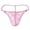 Pink, variant on Clearance 2024!Underwear Bikini Men's Lace Mesh Pouch Thong T-back Lingerie Panty Brief Panties