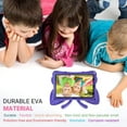 thumbnail image 6 of Dteck Kids Case for Amazon Fire HD10/HD10 Plus 11th 13th Generation (2021/2023) ,Shockproof Butterfly Case with Kickstand EVA Rugged Kids Friendly Cover for Girls Gift,Purple, 6 of 8
