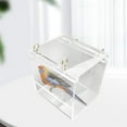 thumbnail image 4 of Jaula de Baño de Aves con Ganchos Amplia Ducha Portátil para Periquitos Pequeña jinwen Baño para pájaros para jaula, 4 of 8