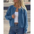 thumbnail image 3 of FreshPretty Cardigan Sweaters for Women Fall Long Sleeve Lightweight Knit,Button Front,Crewneck Drop Shoulder Business Casual Outfits,Soft Textured Cropped Sweater,Loose Daily Wear Travel Vacation, 3 of 8