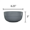 thumbnail image 5 of Mainstays Chiara Stoneware Round 6.25" Gray Bowl, 5 of 5