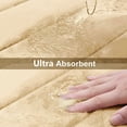 thumbnail image 4 of Buganda Memory Foam Bath Mats Soft Absorbent Bathroom Rugs 24" x 44", Beige, 4 of 8