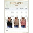 thumbnail image 5 of HOTAPEI Elegant Sweater for Women Deep V Neck Jumper Long Sleeve Pullover Sweaters Knitted Wrap Tops, 5 of 5
