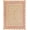HOT PINK, variant on Sivi 2 x 3 Feet Handmade Wave Scallop Braided Jute Rug - Natural Jute Area Rug