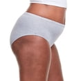 thumbnail image 3 of Calzones Hanes para mujer de tiro alto, paquete de 6, con control de humedad, 3 of 7