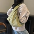 thumbnail image 5 of Women Shoulder Bag Large Capacity Crossbody Bag Commuting Bag Dumplings Bag Korean Styles Messengers Bag for Everyday, 5 of 9