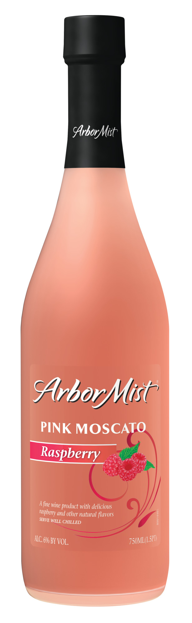 Arbor Mist Raspberry Pink Moscato, Fruit Wine, 750 mL Bottle
