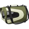 thumbnail image 2 of Pet Life ® Sporty Mesh Airline Approved Zippered Folding Collapsible Travel Pet Dog Carrier, 2 of 6