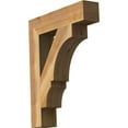 thumbnail image 5 of Ekena Millwork 4"W x 20"D x 24"H Balboa Block Rough Sawn Bracket, Western Red Cedar, 5 of 25