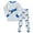 B-C Light Blue, variant on CAICJ98 Toddler Boys Planet Pajamas Dinosaur Cotton Kids Truck 2 Piece Train Kids Pjs Sleepwear Boys' Clothing Sets (Yellow,6-7 Years)