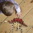 thumbnail image 4 of Dinosaur Model, Stegosaurus Science Education, Dino Figure, Animal Dinosaur Figurines, for Kids, Toddlers, 4 of 9