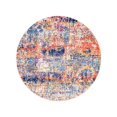 thumbnail image 2 of Unique Loom Budapest Collection Area Rug - Pest (3' 7" Round Multi/Blue), 2 of 9