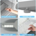 thumbnail image 4 of KNDKO 4.5 Cu.Ft Mini Fridge with Freezer, Small Refrigerator with 3 Level Adjustable Thermostat, 2 Door Small Refrigerator, Removable Glass Shelves for Bedroom, Kitchen, Apartment, Grey, 4 of 9