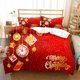 thumbnail image 1 of 3D Christmas Print Bedding Comforter Set, Bedding Set Christmas 3 Piece Duvet Cover Set Home Decor, 1 of 6