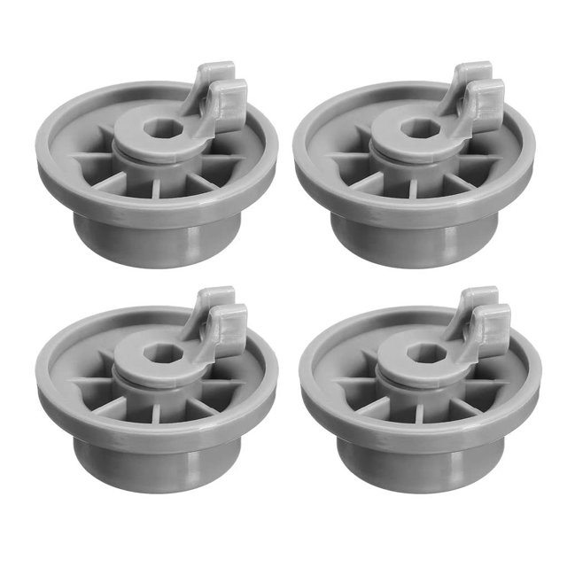 Moyic Rueda de rejilla para lavavajillas de 4 Uds. Rueda de rejilla práctica para lavavajillas de plástico gris Electrodomésticos Moyic HA021499-00