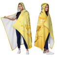 thumbnail image 2 of Tropical Fruit Pineapple Wearable Blanket Hoodies for Women Men Adults Pineapple Lovers Soft Lightweight Splashing Juice Pineapples Hooded Blankets for Couch Bed Decor 50x60 Inch, 2 of 5
