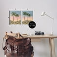 thumbnail image 4 of Stupell Industries Sunrise Tropical Scene Landscape Painting White Framed Art Print Wall Art, 11 x 14, Set of 2, 4 of 10